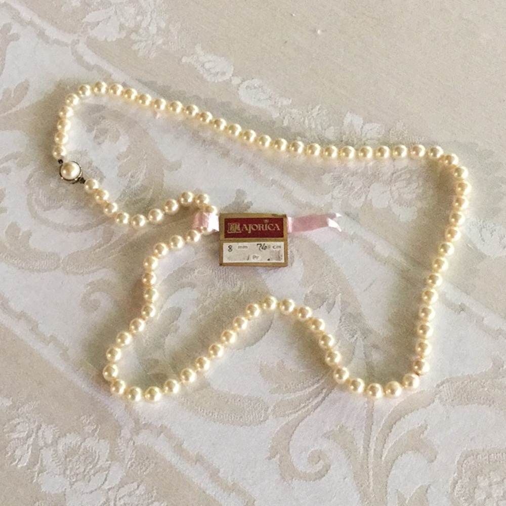 Majorica of Spain 30 inch, 8mm Necklace